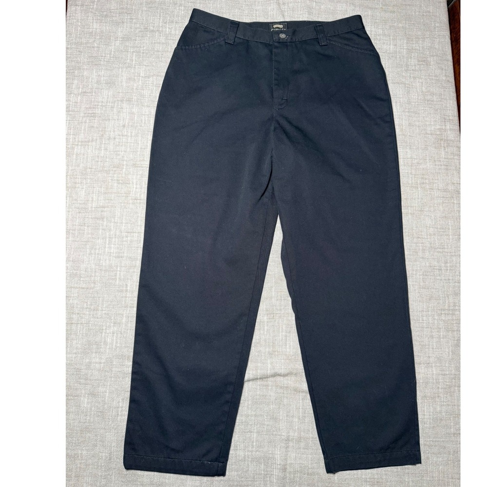 Vintage Riders Casuals Black‎ Cotton Twill Pants Womens 14P High Rise